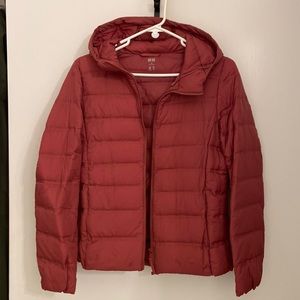 Uniqlo Ultra Light Down w/ Hood (Packable) - Pink Size XS